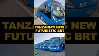 Wow 🇹🇿💙 New Marcopolo BRT buses in Tanzania [upl. by Gambrill]