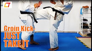 Taking a Kick to the Groin  Practical Karate Ep 3 [upl. by Ulita19]