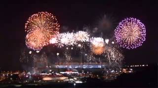 PYROTECH  Fuegos Artificiales Inauguración Estadio Omnilife [upl. by Nnayrrehs]