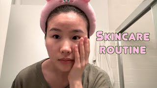 Simple Skincare Routine I Acneprone combo skin [upl. by Onitsoga530]