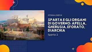 Organi di governo a Sparta apella gherusia eforato diarchia [upl. by Poyssick]