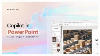 Microsoft 365 Copilot in PowerPoint  Quickly generate ideas [upl. by Oicul]