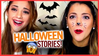 Scary Halloween Stories With NikiAndGabiBeauty [upl. by Ecadnarb]