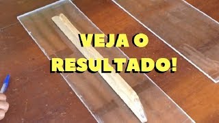 COMO FAZER DESEMPENADEIRA DE ACRÍLICO PARA APLICAR GESSO PARTE 1 [upl. by Kaasi]