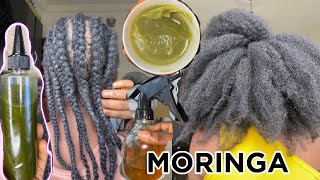 USE THIS FOR MASSIVE HAIR GROWTH 3 WAYS TO USE MORINGA FOR HAIR GROWTH [upl. by Ailecra949]