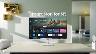 Smart Monitor M5 Official Introduction I Samsung Belgium [upl. by Perkins]