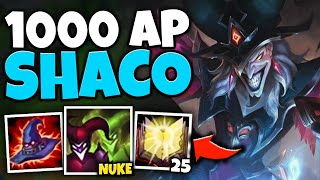 WHEN SHACO HITS 1000 AP YOUR CLONE IS A LEGIT NUKE DONT HIT A TRAP  League of Legends [upl. by Ender]