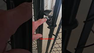 Gate latch hack [upl. by Poppy]