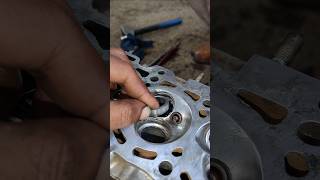 How engine head valve seat New install [upl. by Schwenk]