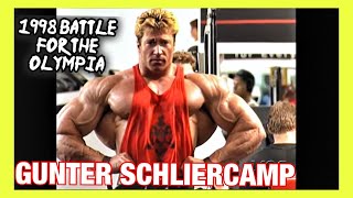 1998 Battle For The Olympia  Gunter Schliercamp  BACK WORKOUT [upl. by Tadeo965]