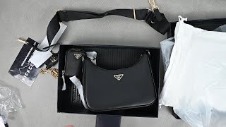 PRADA RE EDITION 2005 BAG REVIEW DHGATE [upl. by Filomena]