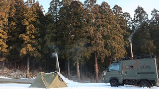 お正月キャンプ。豪雪求めて青森へ。ベアーズ島田キャンプと青森の小野はヒロシチルドレンな話 aomorinoono [upl. by Euqnom]