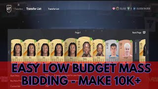 EA FC 24 TRADING TIPS  EASY LOW BUDGET MASS BIDDING  MAKE 10K AN HOUR  FC 24 [upl. by Deeanne839]