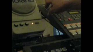 Circuit Bent Alesis HR16 Drum Machine [upl. by Kale971]