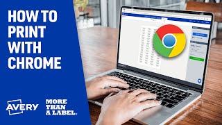 How to Print Avery Labels in Chrome with Avery Design and Print [upl. by Diannne]