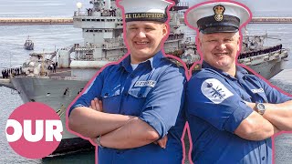 Meet The Crew On Board An Aircraft Carrier  Warship E1  Our Stories [upl. by Nolyarb]