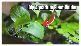 DIY Aquarium Plant Holder  I Use These For Both My Betta Tanks [upl. by Itak]