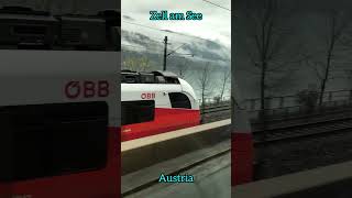 Cityjet vs Car Travel trough the city of Zell am See  Austria [upl. by Ahseuqal]