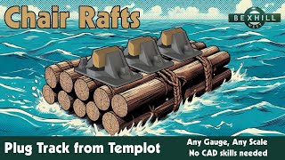 S2 E37 Chair Rafts  More 3d printed model railway track from Templot [upl. by Fregger]