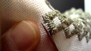 Hardanger Embroidery Lesson 11 Cutting around Blanket Stitches [upl. by Cecilio452]