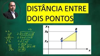 Calcular a distância entre dois pontos  Geometricando [upl. by Virg121]