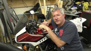 1984 Honda 500 Interceptor Valve Adjustment and Carburetor Revival Part 3 [upl. by Ricki290]