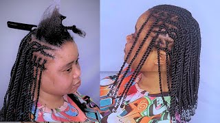 Unlock Your Hairstyle Game Criss Cross Braids and Half Up Twist Quickweave [upl. by Atrahc]