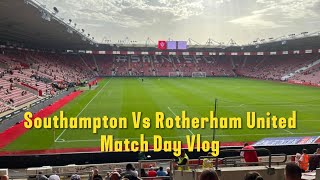 Southampton 11 Rotherham United Vlog  202324 [upl. by Bel]