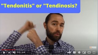 Tendonitis vs Tendinosis what they mean and how to treat them [upl. by Akinahc]