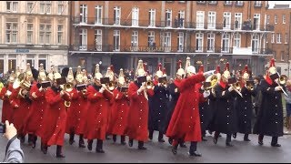 Changing the Guard at Windsor Castle  Saturday the 16th of February 2019 [upl. by Tichonn]