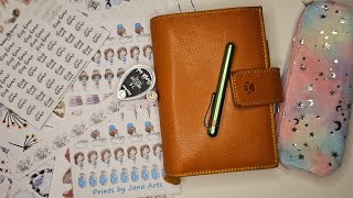 Plan with me  Sterling Ink A6 Common Planner  advent unboxing [upl. by Bidle]