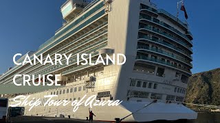 POCruises Canary Island Cruise Azura Ship Tour [upl. by Durnan692]