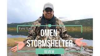 Omen Stormshelter Jacket Review First Lite [upl. by Enyawed]