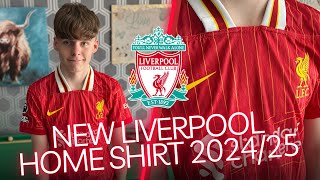 NEW LIVERPOOL FC HOME SHIRT 202425 [upl. by Atiuqrahs785]