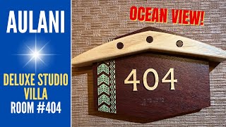 Disneys Aulani Deluxe Studio Villa Full Room Tour  Room 404  Ocean View  Concierge Luxury [upl. by Wagoner]