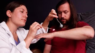 ASMR HeadtoToe Neurological Testing for Sensation Loss  Doctor Roleplay [upl. by Nillor226]