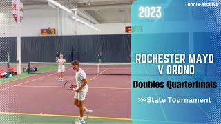 INTENSE Orono vs Mayo Mahtomedi Into the Semis  2023 MN State Individuals Doubles Quarterfinals [upl. by Hakim]