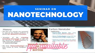 Nanotechnology Top 10 Seminar Topic on engineeringpresentation powerpoint ppt on nano technology [upl. by Rufena]