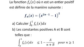 Exercice danalyse Integrale💫📚 [upl. by Sirej]