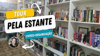 BOOKSHELF TOUR MINHA ESTANTE DE LIVROS  MICHELE [upl. by Brand]