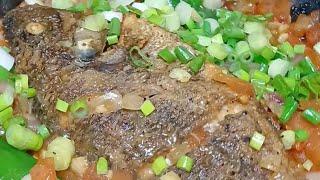 My own version of kinamatisang tilapia recipe panlasang pinoy  ofw life [upl. by Enelez848]