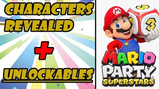 Mario party superstars ALL Playable Characters and Unlockable Characters [upl. by Atthia796]