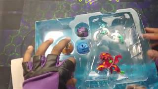 BAKUGAN BATTLE PLANET HAOS MANTONOID PYRUS HOWLKOR BATTLE PACK UNBOXING [upl. by Eri]