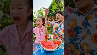 198Watermelon Ice Cream Hydraulic Press SECRET cute baby candy  watermelon candy is great [upl. by Annohsed]