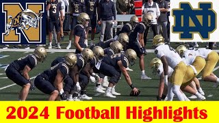 12 Notre Dame vs 24 Navy Football Game Highlights 10 26 2024 [upl. by Mateo989]