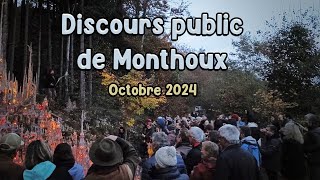 Discours public de François Monthoux [upl. by Siuluj229]