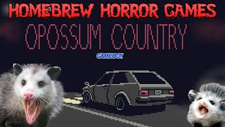 Homebrew Horror Games Opossum Country  Full Playthrough [upl. by Talia]