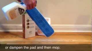 How To Clean Wood Floors In 60 Seconds [upl. by Frasch]