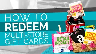 How to Redeem MultiStore Gift Cards from Giftcardscom [upl. by Ahsinot]