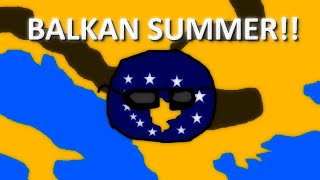 Summer in the Balkans be like  Countryballs Animation [upl. by Tareyn822]